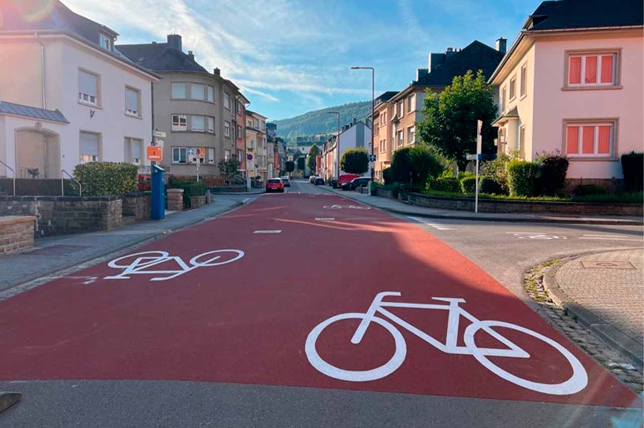 Techniroute Traitement de surface revetement zone cyclable