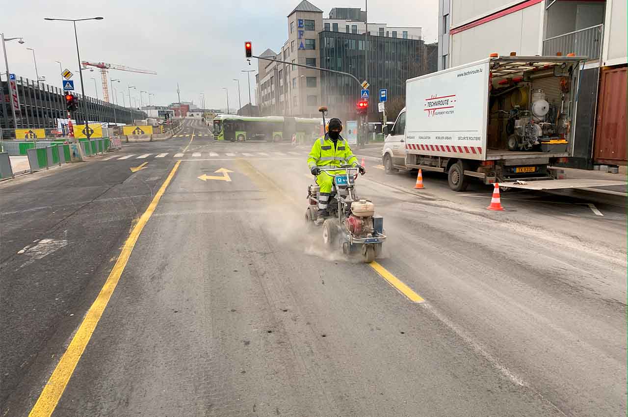 Techniroute marquage routier effaçage